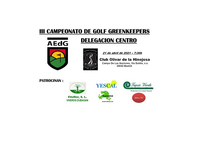 III Torneo AEdG-CENTRO. Convocatoria Encuentro 21/4/21