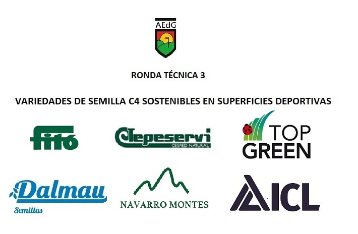 RONDA TÉCNICA 3: Variedades de Semilla C4 sostenibles en superficies deportivas.