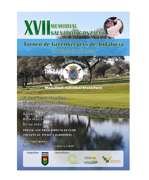 XVII Torneo de Greenkeepers de Andalucía. Memorial Salvador González
