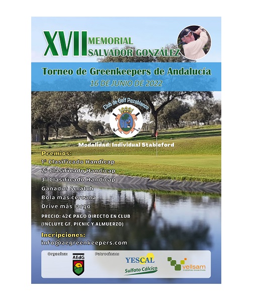 XVII Torneo de Greenkeepers de Andalucía. Memorial Salvador González