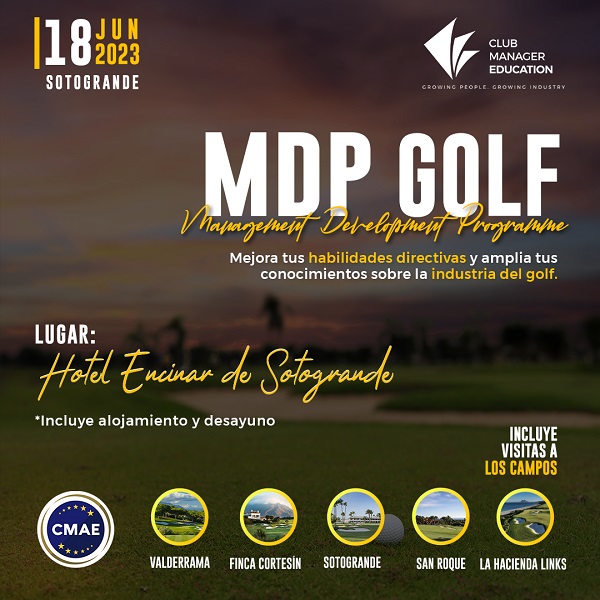 Nueva edición del curso MDP Golf de Club Manager Education