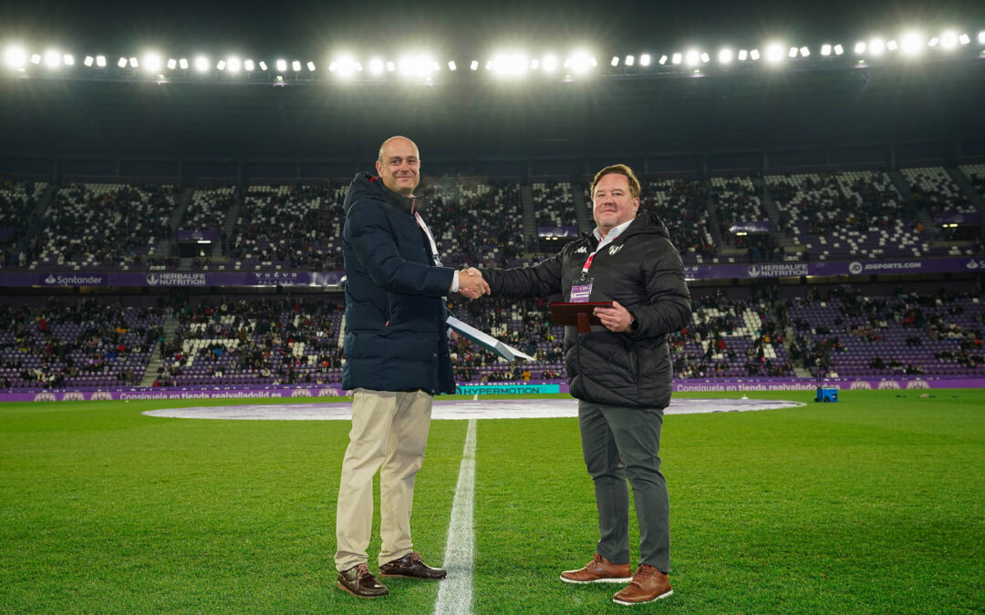El Premio Groundsman 2023, entregado en el Estadio José Zorrilla de Valladolid